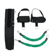 Leg Resistance Trainer with Elastic Bands for Workouts