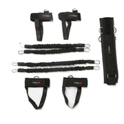 Leg Resistance Trainer with Elastic Bands for Workouts
