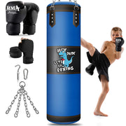 YORWHIN Kids 2.7FT Boxing Set with Gloves and Bag