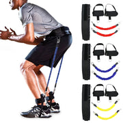 Leg Resistance Trainer with Elastic Bands for Workouts