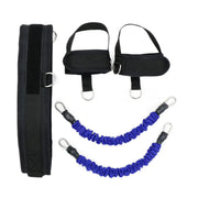 Leg Resistance Trainer with Elastic Bands for Workouts