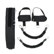 Leg Resistance Trainer with Elastic Bands for Workouts