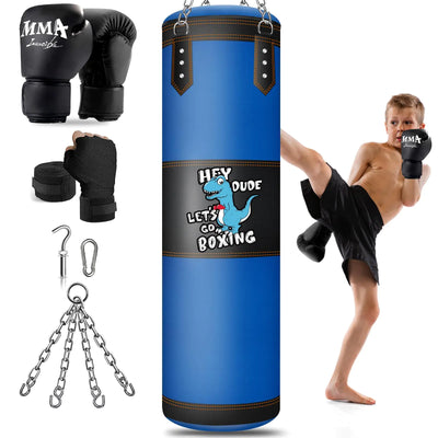 YORWHIN Kids 2.7FT Boxing Set with Gloves and Bag
