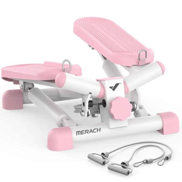 MERACH Compact Twist Stepper with Bands - 330LBS Max